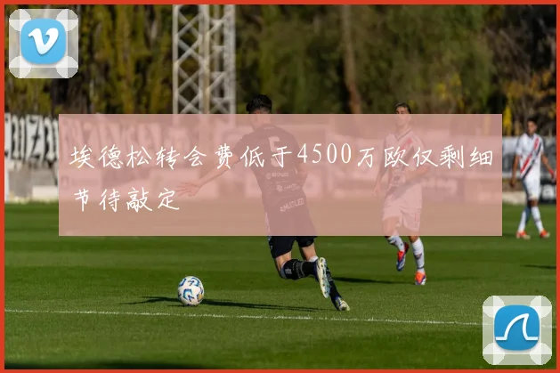 埃德松转会费低于4500万欧仅剩细节待敲定